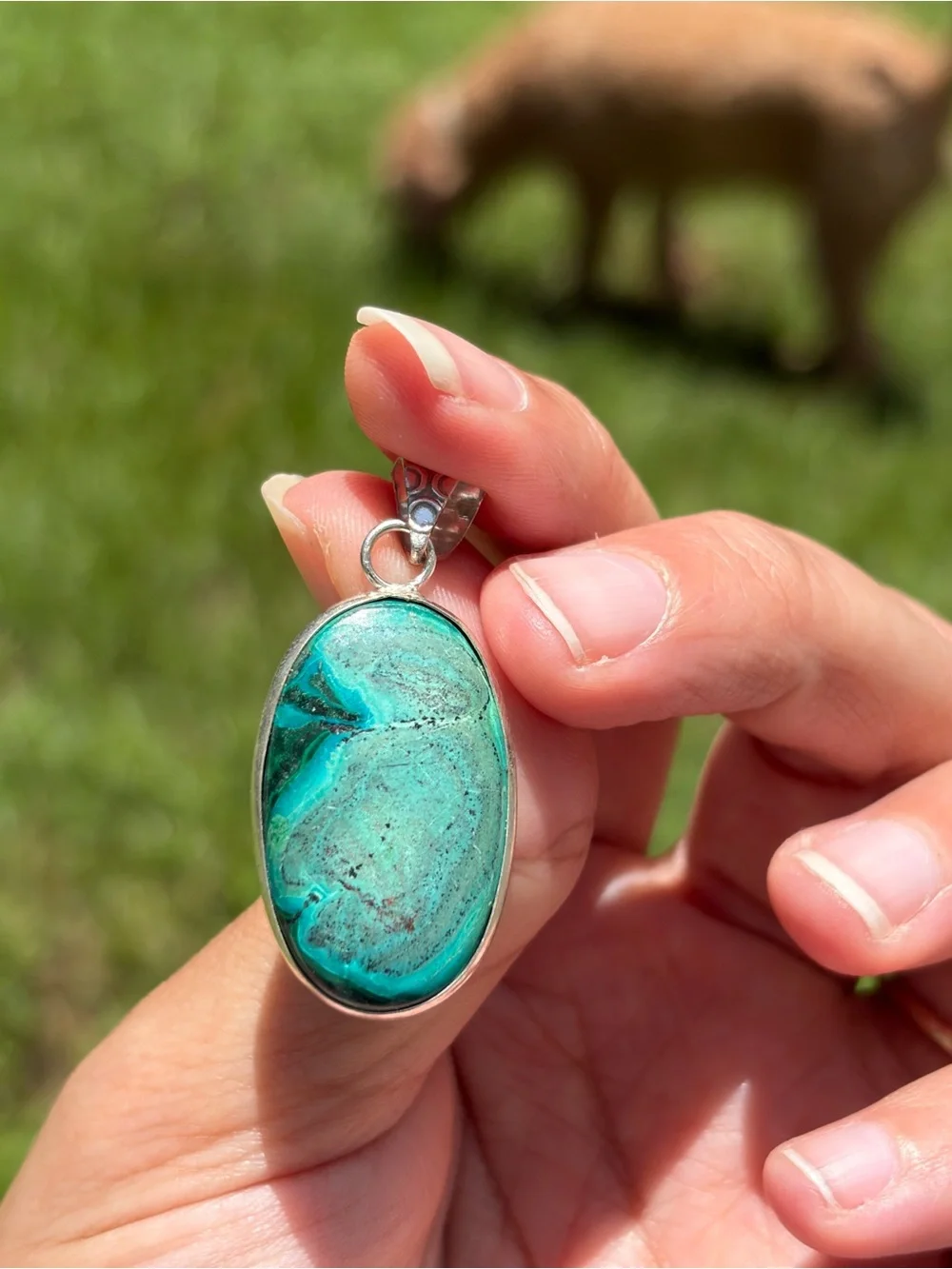 N/A natural chrysocolla